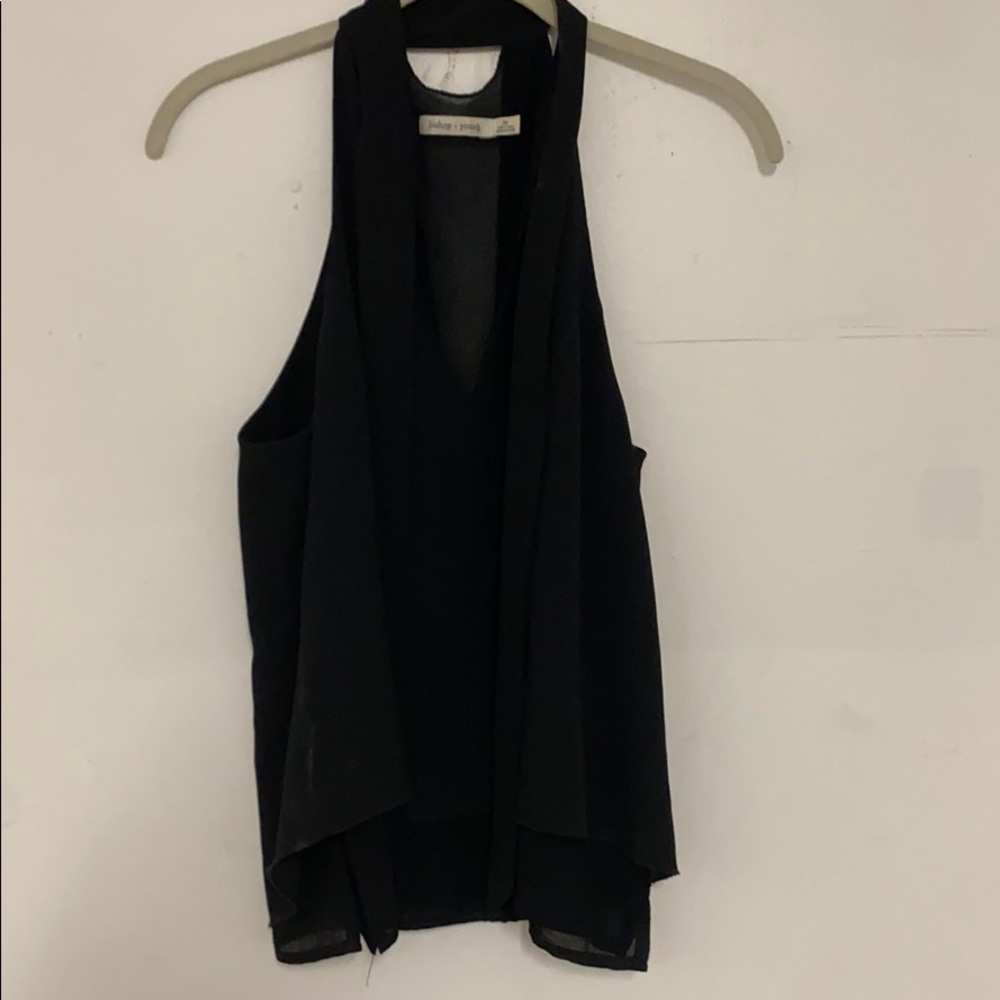 Bishop + Young Tie Neck Blouse